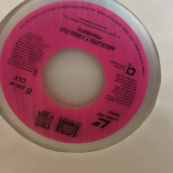 ￼ Absolutely fabulous laser ￼ disc set - Picture 4 of 5